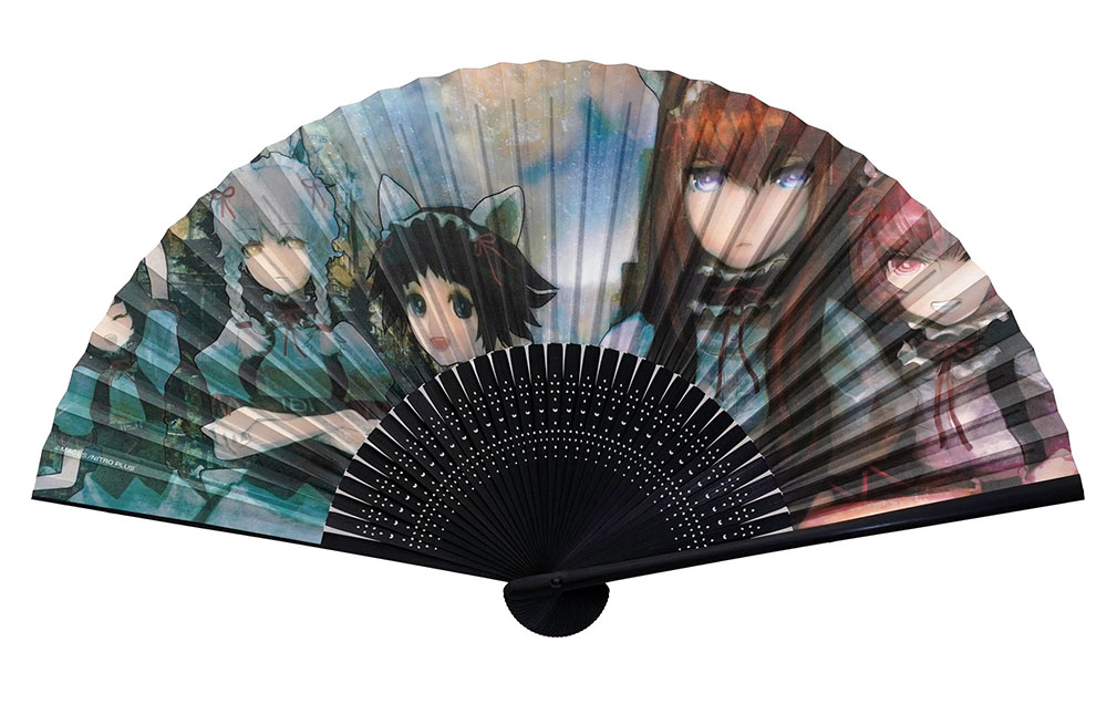 Folding fan - STEINS;GATE Heroine Maid Collection (Gemaga November 2009 issue cover illustration)